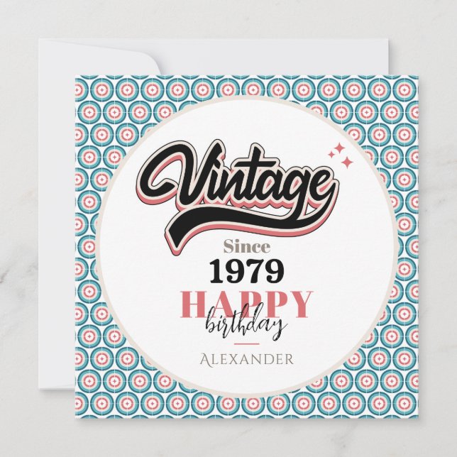 Vintage since - 1979 (Front)