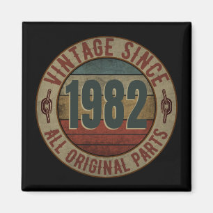 VINTAGE SINCE 1982 ALL ORIGINAL PARTS MAGNET