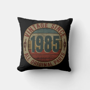 VINTAGE SINCE 1985 ALL ORIGINAL PARTS. THROW PILLOW