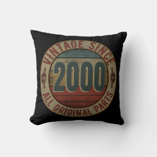 VINTAGE SINCE 2000 ALL ORIGINAL PARTS. THROW PILLOW