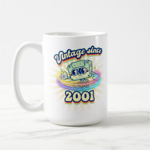 Vintage since 2001 Nostalgic & Vintage Music Coffee Mug