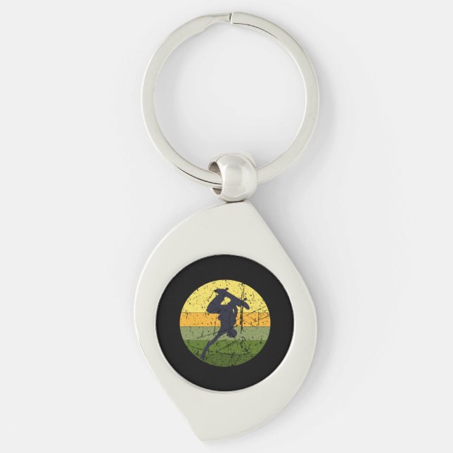 Vintage Skateboard Keychain (Front)