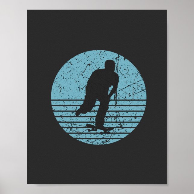 Vintage Skateboard Poster (Front)