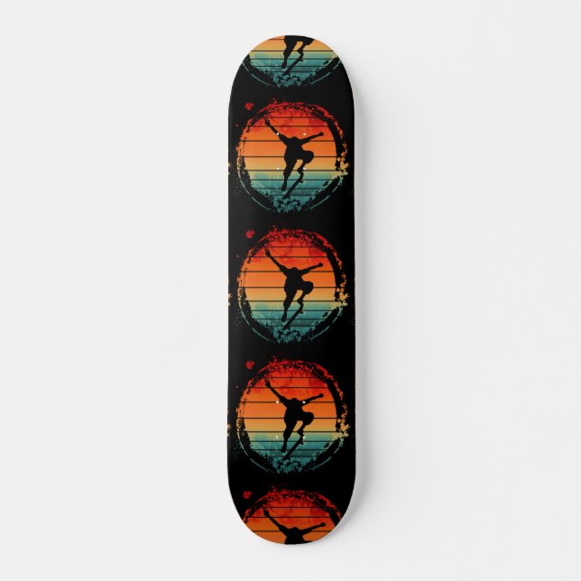 Vintage Skateboarding Skateboard  (Front)