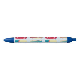 Vintage Skateboards Black Ink Pen