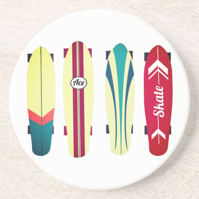 Vintage Skateboards Coaster (Front)