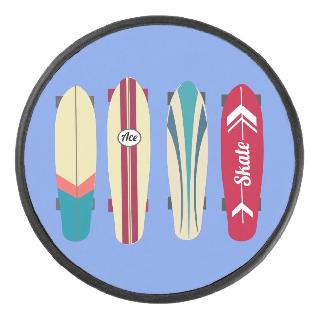 Vintage Skateboards Hockey Puck (Front)