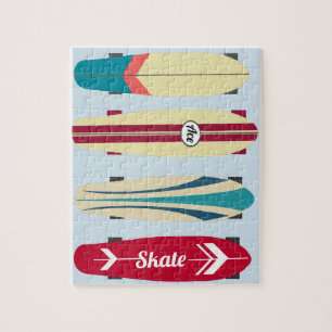 Vintage Skateboards Jigsaw Puzzle