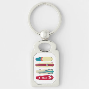 Vintage Skateboards Keychain