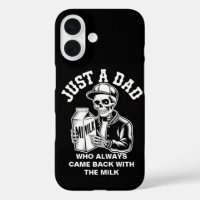 Vintage Skeleton Dad Came Back Milk Fathers Day