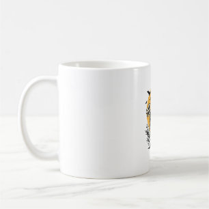 Vintage Skeleton Dinosaur Halloween Shirt Design_1 Coffee Mug