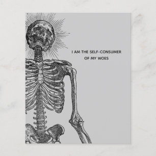 Vintage Skeleton Flyer