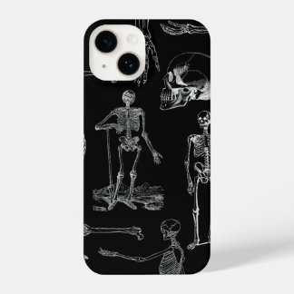 Vintage Skeleton Illustration Phone Case
