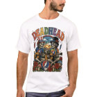 vintage skeleton jam band guitar tee