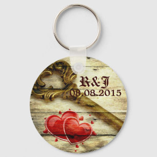 vintage skeleton key victorian steampunk wedding keychain
