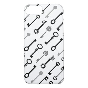 Vintage Skeleton Keys Pattern iPhone 8/7 Case