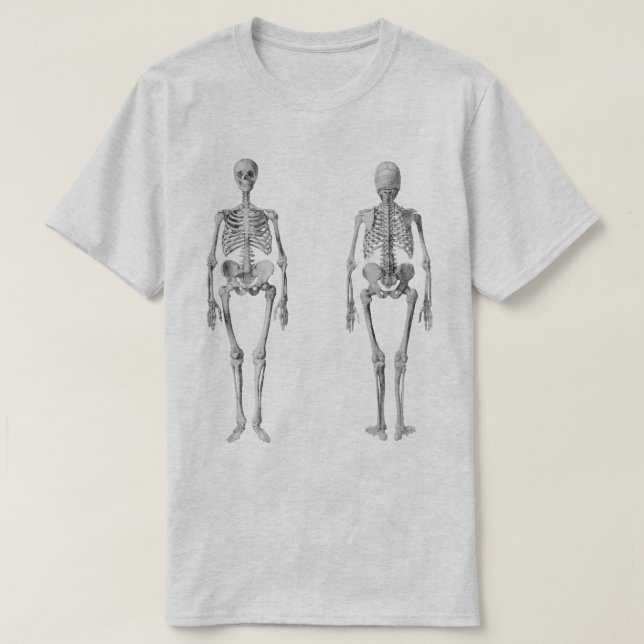 Vintage Skeleton T-Shirt (Design Front)