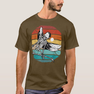 Vintage skeleton with dragonfly wings, winged skel T-Shirt