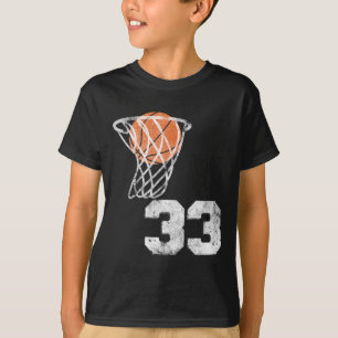 Vintage Sketll Jersey Number 33 Player Number T-Shirt