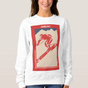 Vintage Ski Alaska Mountain Resort Juneau Sweatshirt