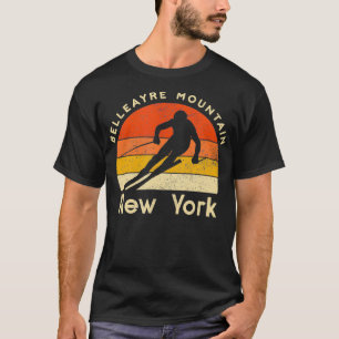 Vintage Ski Belleayre Mountain New York Mountain  T-Shirt