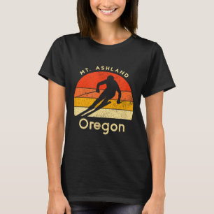 Vintage ski mt ashland oregon mountain T-Shirt