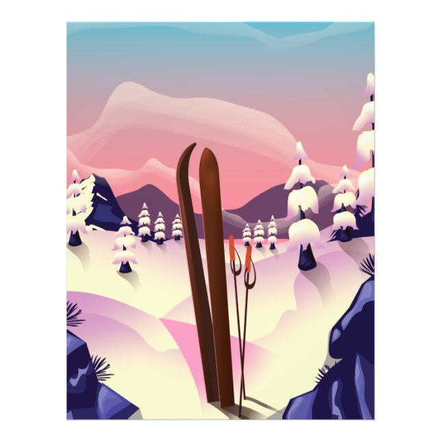 Vintage Ski poster (Front)