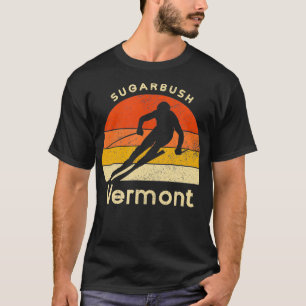 Vintage Ski Sugarbush Vermont Mountain  T-Shirt