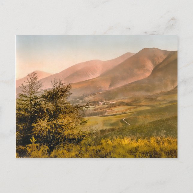Vintage Skiddaw Cumbria England Postcard (Front)