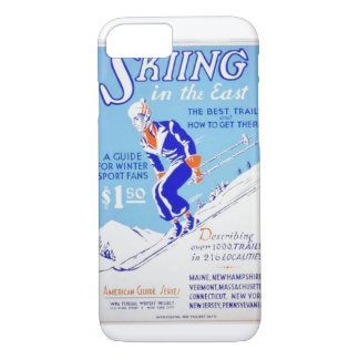 Vintage Skiing in the East WPA Poster Case-Mate iPhone Case