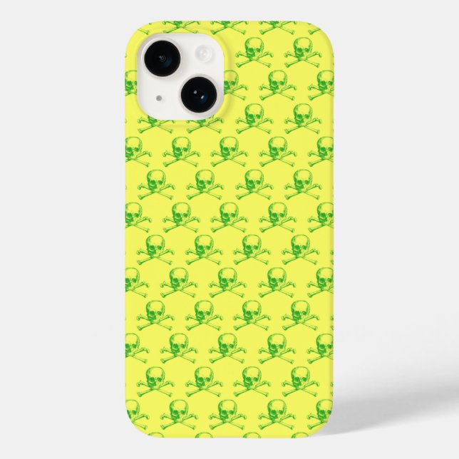 Vintage Skull & Crossbones Case-Mate iPhone Case (Back)