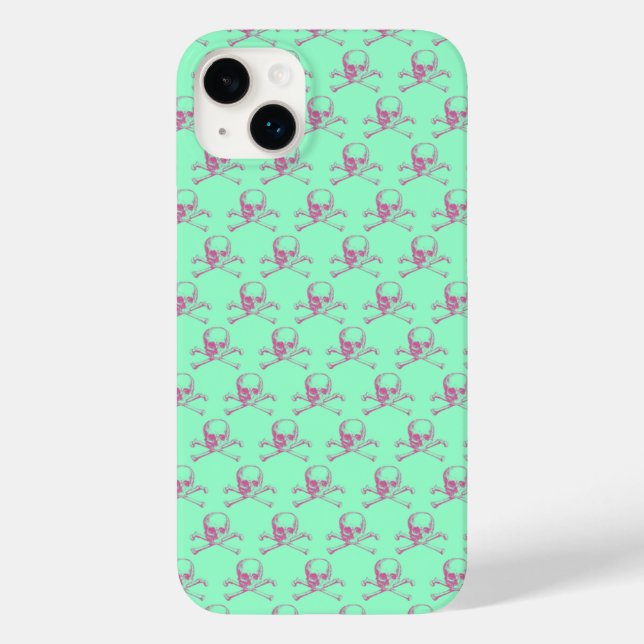 Vintage Skull & Crossbones Case-Mate iPhone Case (Back)