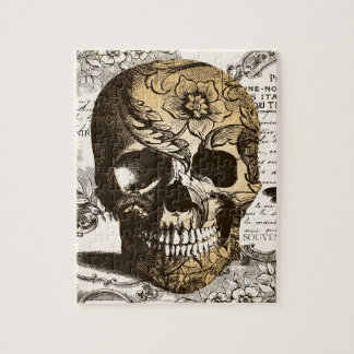 Vintage Skull Jigsaw Puzzle
