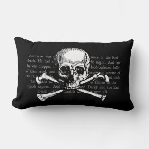 Vintage Skull Lumbar Pillow