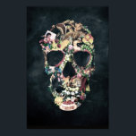 Vintage Skull Poster<br><div class="desc">Vintage Skull Poster</div>