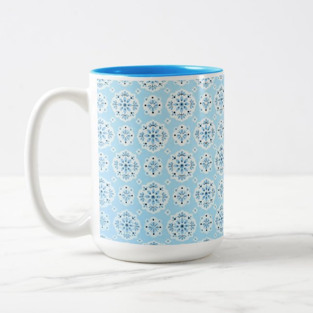 Vintage Sky Blue Mug (Left)