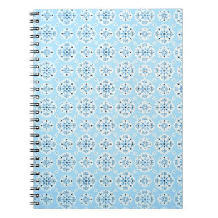 Vintage Sky Blue Notebook