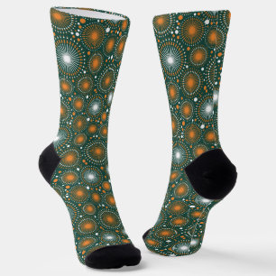 Vintage Sky Joy Fireworks Fiesta Socks