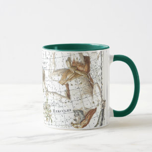 Vintage Sky Map Constellation of Hercules  Mug