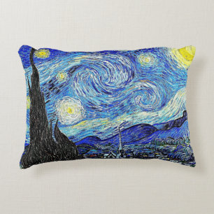 Vintage Sky Night Starry Night Accent Pillow