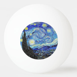 Vintage Sky Night Starry Night Ping Pong Ball