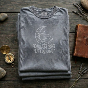 Vintage Sleep Fox Nursery Wall T-Shirt for Everyda
