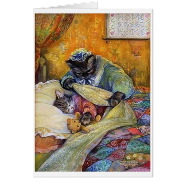 Vintage - Sleep Tight, Kitten, (Front)