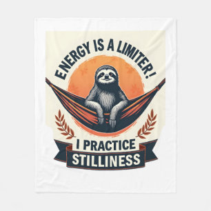 Vintage Sloth Coffee Shirt Cozy Morning Graphic 2 Fleece Blanket