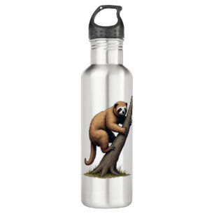 Vintage Sloth Drawing Wildlife Graphic (2) 710 Ml Water Bottle