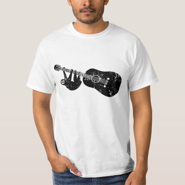 Vintage sloth guitar tee (Front)