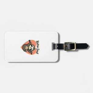 Vintage Sloth Lover Cute Retro Animal Design 2 Luggage Tag