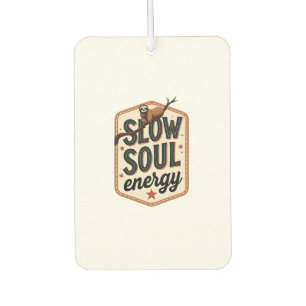 Vintage Sloth Quote Shirt Calm Mood Graphic 2 Air Freshener