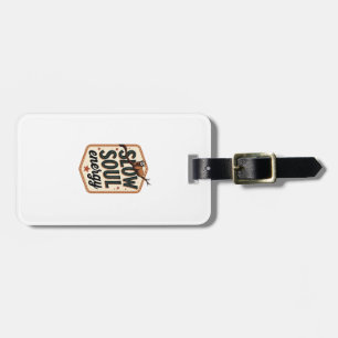 Vintage Sloth Quote Shirt Calm Mood Graphic 2 Luggage Tag