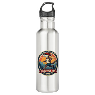 Vintage Sloth Runner Funny Race Day Graphic 2 710 Ml Water Bottle